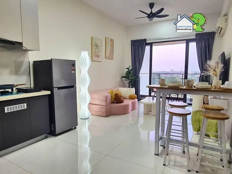 2Br Nordic Dream Cozy Retreat Bay Point Danga Bay By Gdragon Homestay Johor Bahru Apartment